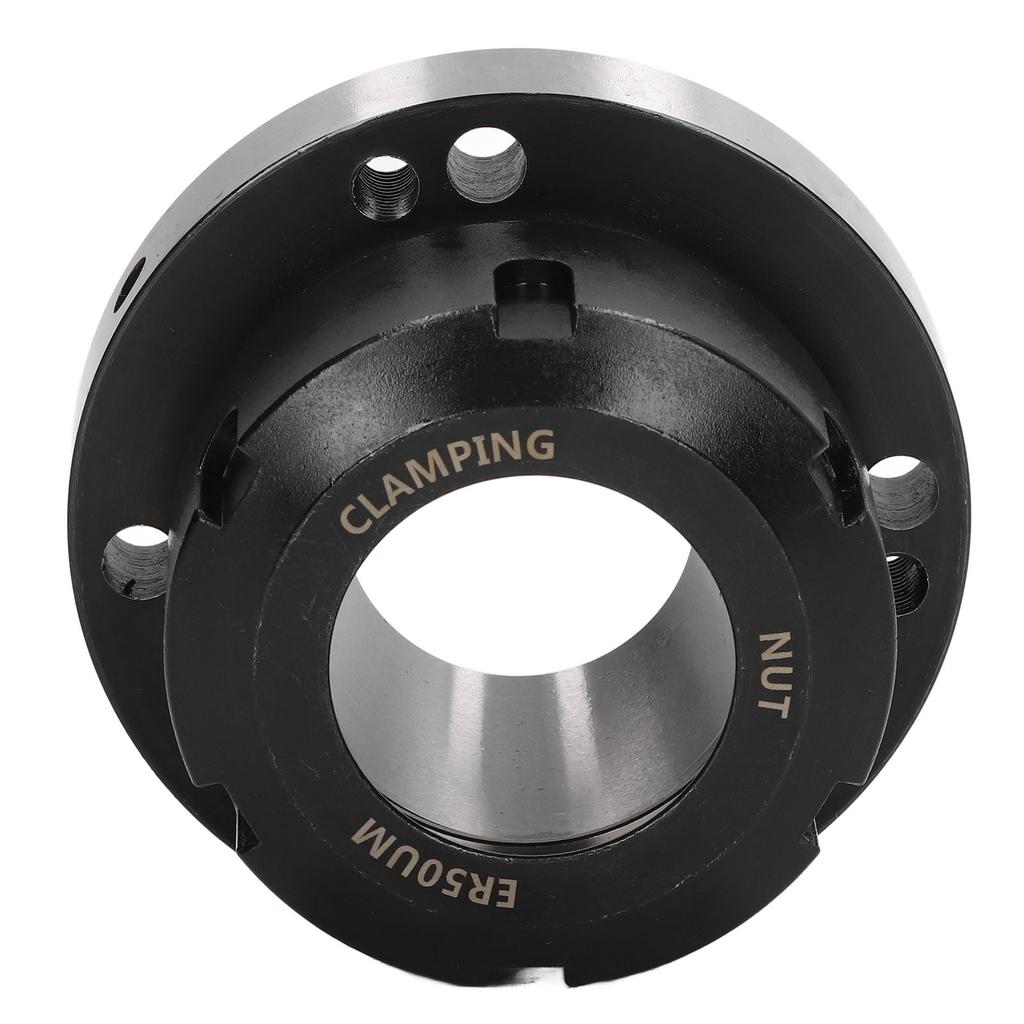 Collet Chuck ER50 100mm Diameter 7 Holes Carbon Steel for Lathe CNC Milling Machine Tool