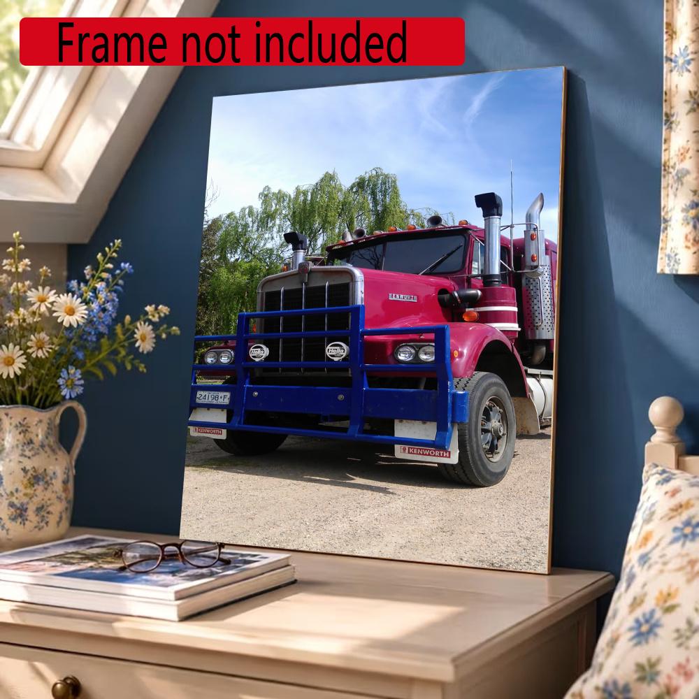 Kenworth 5D Diy Diamond Painting Round Diamond Diy Frameless Holiday Artwork Suitable For Home Office Wall Decoration