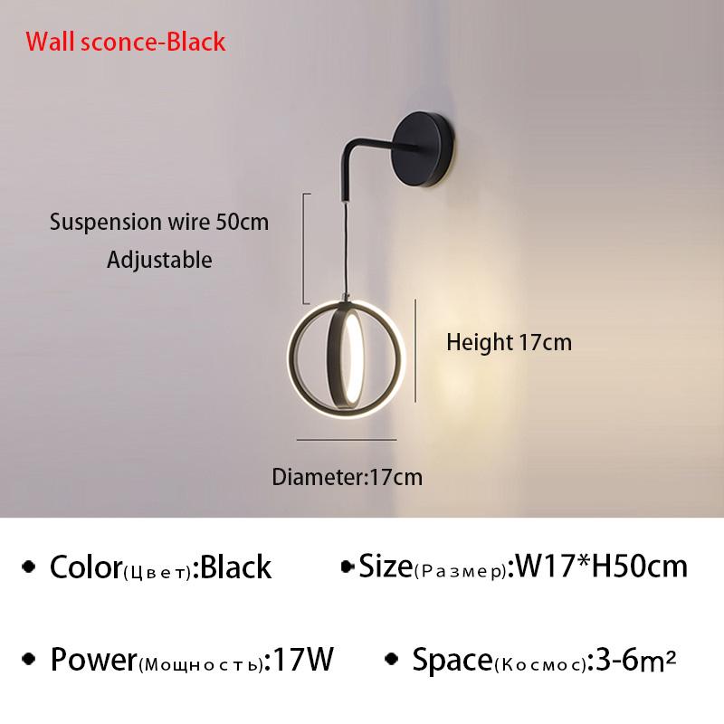 

Современный светодиодный подвесной светильник Креативный светильник для спальни, прикроватная лампа, подвесной светильник для кабинета, столовой, дома, люстра для внутреннего освещения, настенное бра Cool White