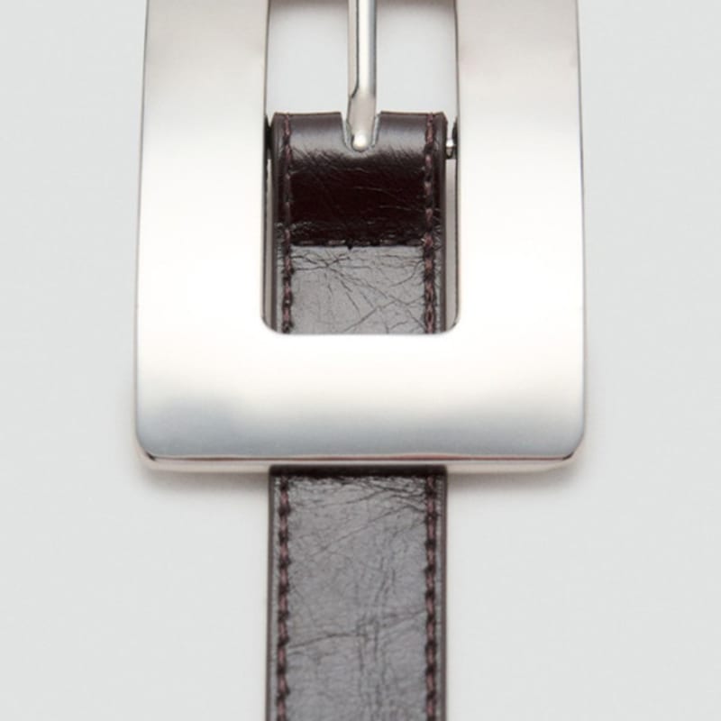 

Mango MANGO WOMAN Ремень MIRROR Темно-коричневый 17004100 M