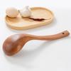 Wooden Spatula Non Stick Cookware Wood Utensils Cooking Long Handle Flat Frying Inclined Spatula Cooking Soup Spoon Rice Spoon