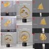 Ornaments Nordic Style Leaves Sculpture Iron Arts Crafts Ginkgo Leaf Ornaments Desktop Ornaments