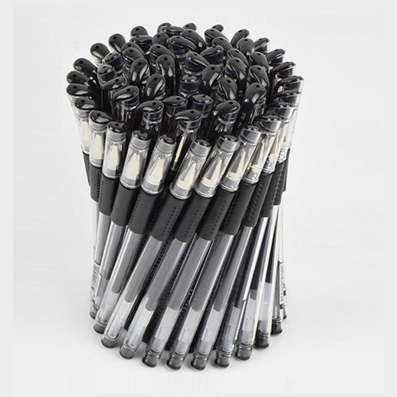 0.5mm Black Bullet Tip Water-Based Neutral Pen for Students and Office Use