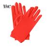 Satin Elastic Gloves 1 Pair Short Thin Dance Breathable Non-slip Solid Color Sweat-absorption Milk Silk Stretch Costume Accessories