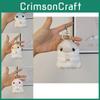 Adorable Cartoon Hamster Plush Keychain Cute Backpack Pendant Animal Toy Gift