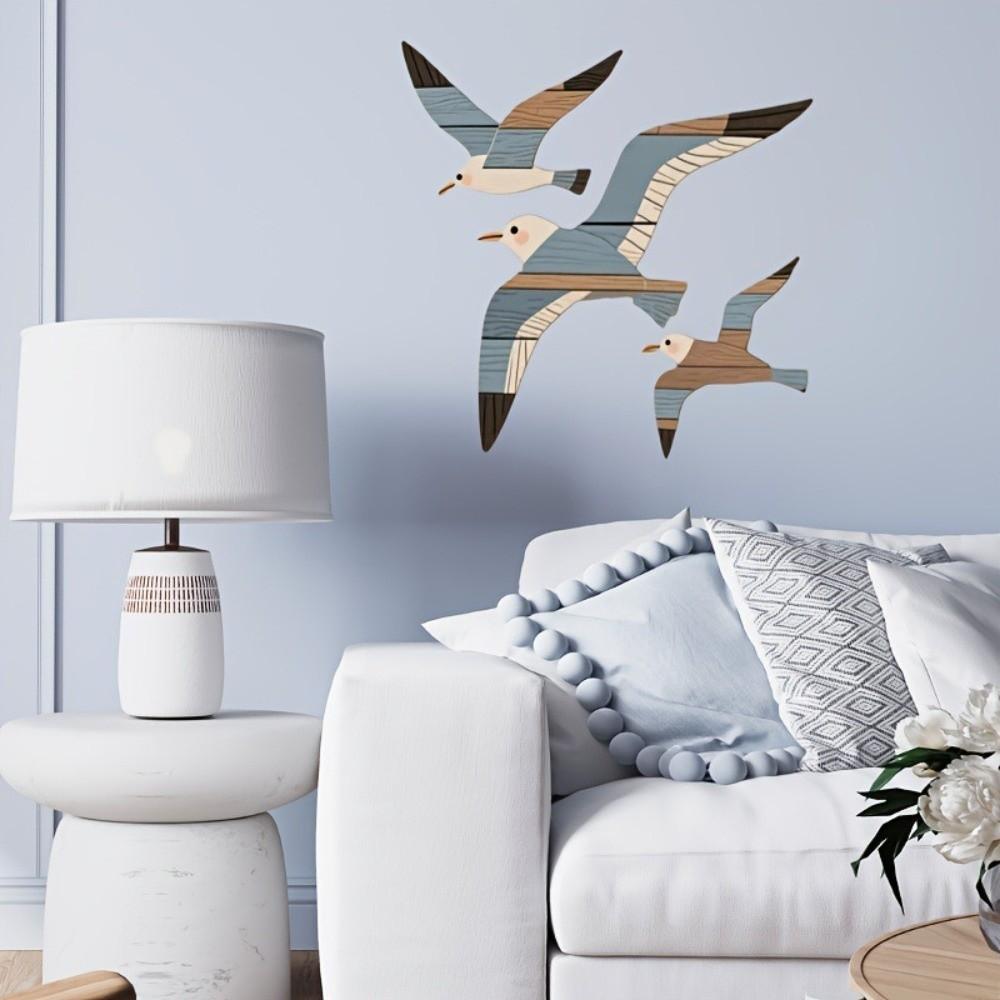 Tvar létajícího racka Nástěnné dekorace racků Ručně vyráběný přívěsek racka Dekorace obývacího pokoje