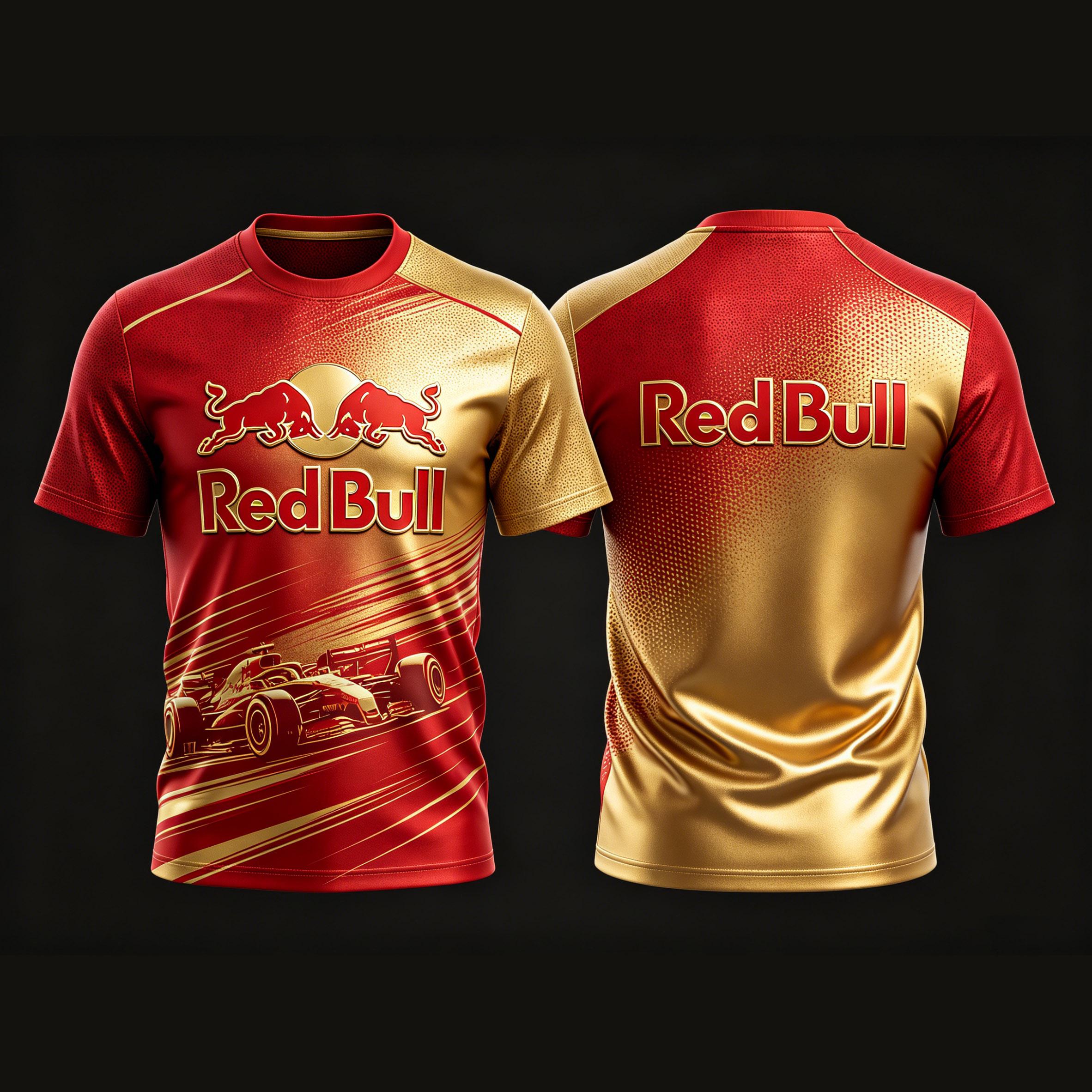 

Red Bull Racing Team 3D-друк Футболка Чоловіча Літня З Коротким Рукавом Формула 1 Автоспорт Спортивна Футболка Повсякденний Вуличний Одяг Верх L