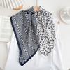 Spring Versatile Silk Double Crepe Silk Scarf Women's 100% Mulberry Silk 70 Square Scarf Shawl Temperament Fashion Silk Scarf