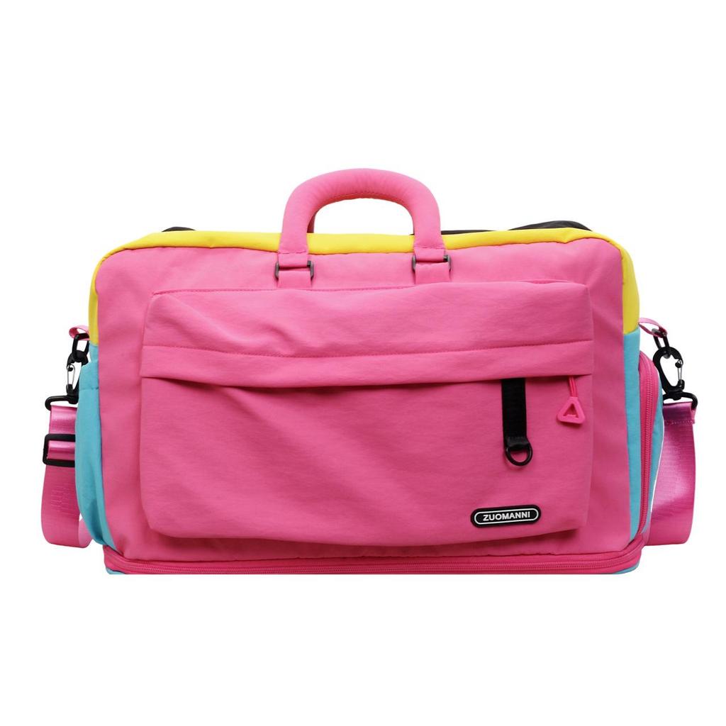 Fashionable Large-Capacity Lightweight Travel Bag for Women and Men - Handheld, Shoulder, Crossbody, Sports, Fitness, Patchwork Storage Luggage Bag
