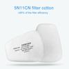 10Pcs / Bag 5N11Cn Dustproof Filter Cotton For 6200 7502 6800 Face