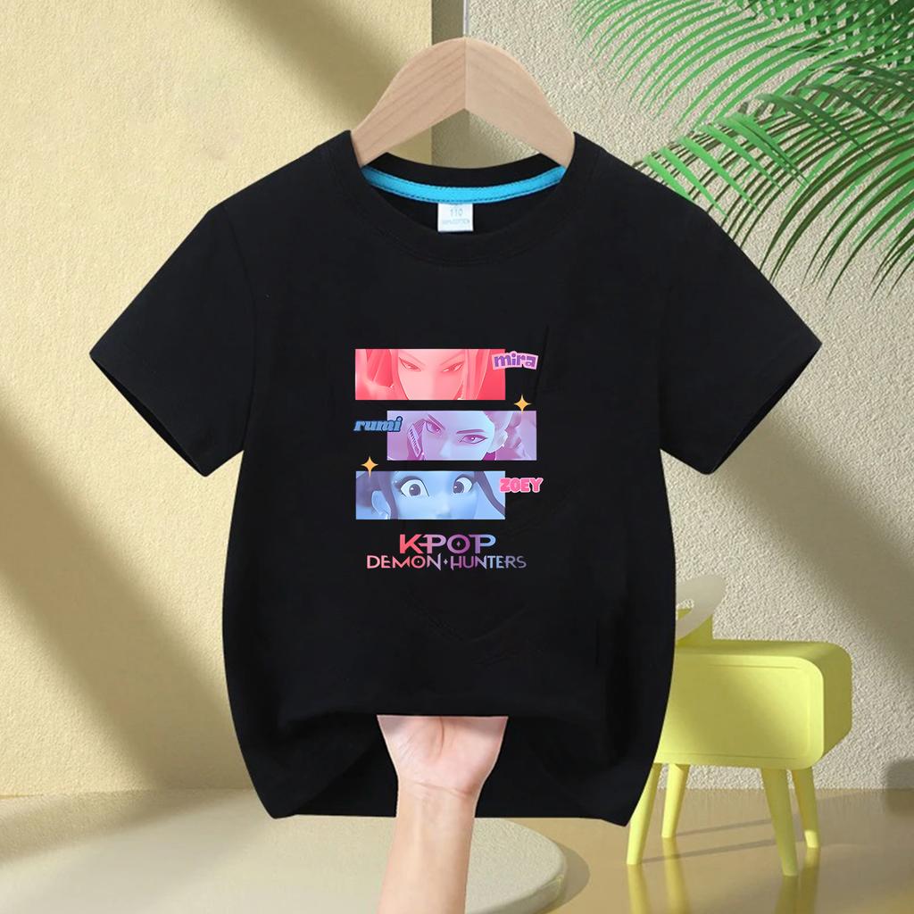 Unisex Kids T-shirts Children's Kpop Witch Hunt Short-Sleeve Printed T-Shirt