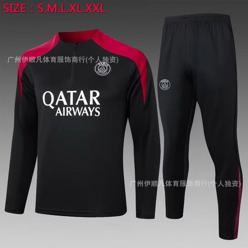 Heren Dames Voetbal Trainingsshirt Halve Rits Opwarmshirt Napoli PSG AC Milan Brazilië Manchester United Fans