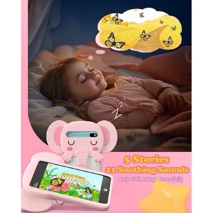 Kids Toys Smart Phone, 3.97" Touchscreen Toddlers Kids Smart Phone, Birthday Gifts for Girls Age 3 4 5 6 7 8 9 10 Year Old, Learning Toys Play Cell