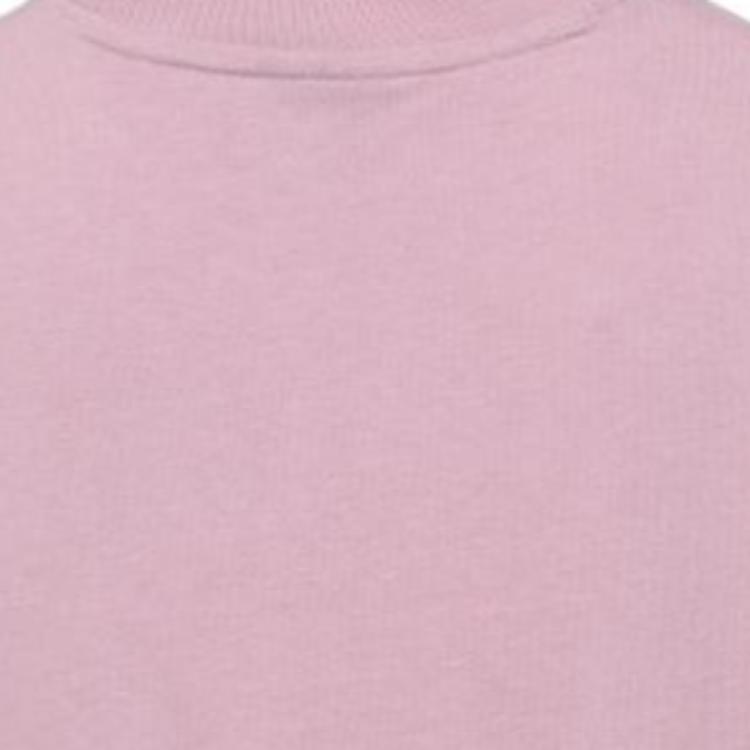 Nike Sports Lifestyle Series Solid Color Logo Embroidered Round Neck Long Sleeve T-Shirt Women Tops Pink CZ3557-516