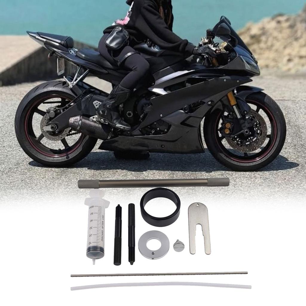 Fork Compressor Tool Fork Service Kit Motorcycle Maintenance Adjustable Ring Tool Cartridge Forks Fork Spring Tool