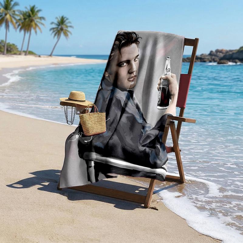 Elvis Fashion Beach Towel: Ideal for Summer Adventures Soft, Absorbent and Quick Drying Suitable for Swimming and Bathing