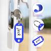 30Pcs Colorful Key Tags With Labels, Plastic ID Tags With Split Rings For Keys, Luggage, Pets
