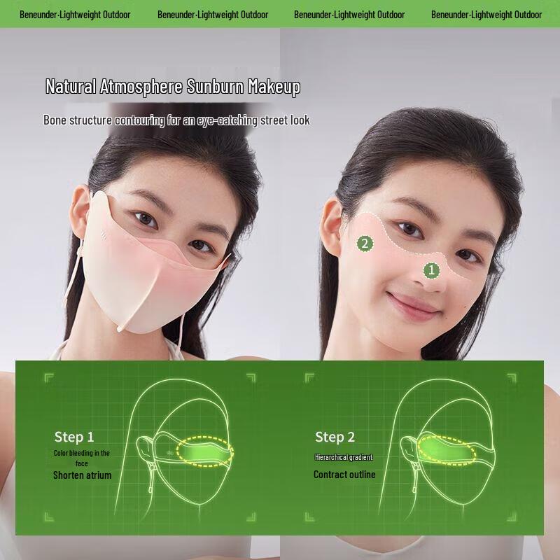 Jiaoxia Facial Sun Protection Mask