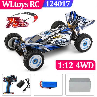 75 KM/H WLtoys 124016 124017 60 KM/H 144001 Rc Electric 4wd Battery High Speed Atv Remote Control Drift Rc Cars for Adults Toys