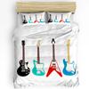 Rock Music Guitar Duvet Cover Bed Bedding Set For Double Home Textile Quilt Cover Pillowcases Bedroom Bedding Set (No Sheet)