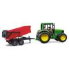 BRUDER JD6920 Tractor & Tipping Trailer (Red) BR02057