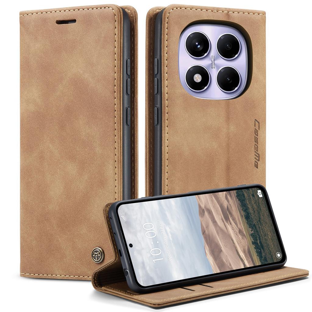 Business Magnetic Flip Leather Case For Xiaomi Redmi Note 15 14 13 12 Pro Plus 15C 14C 13C 12C Book Card Solt Wallet Stand Cover