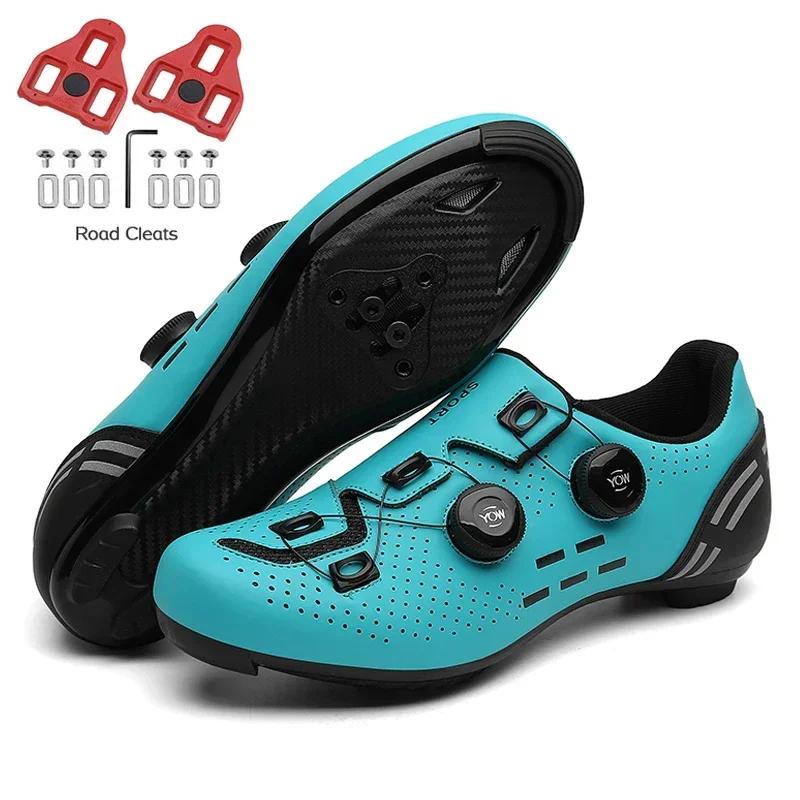 Mountain Bike Shoes Mtb with Cleats Men Carbon Sports Speed Bike Shoes Women Mountain Racing Flat SPD Road Cycling Footwear