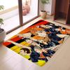 Anime Haikyuu Bathroom Mat Anti-slip Absorb Water Long Strip Cushion Bedroon Mat Welcome Doormat