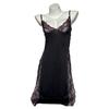 Sexy deep V lace temperament split ends erotic underwear temptation pure desire perspective suspender nightdress set