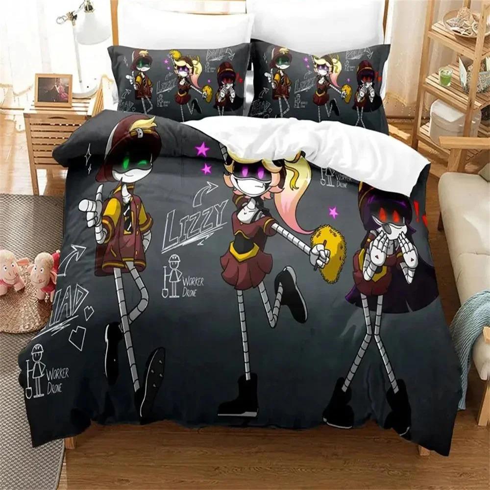 3D Print Murder Drones Beddengoedset Jongens Meisjes Eenpersoons Tweepersoons Volledige Maat Dekbedovertrek Kussensloop Bed Volwassene Mode Hometextiel