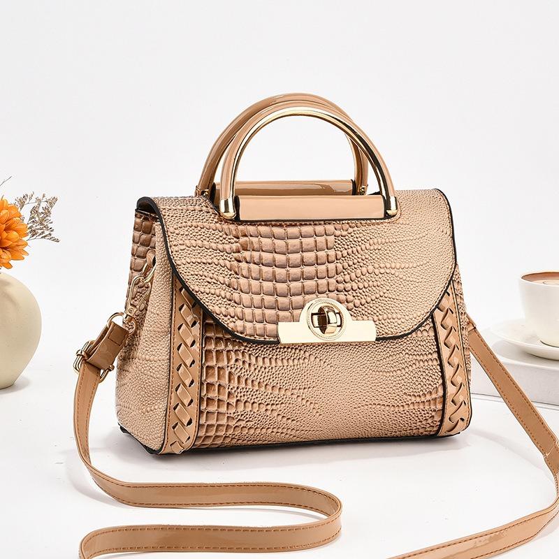 Bright Leather Women's Handbag  New Personalized Ladies Shoulder Small Square Bag Elegant Shopping Women's Crossbody Bag