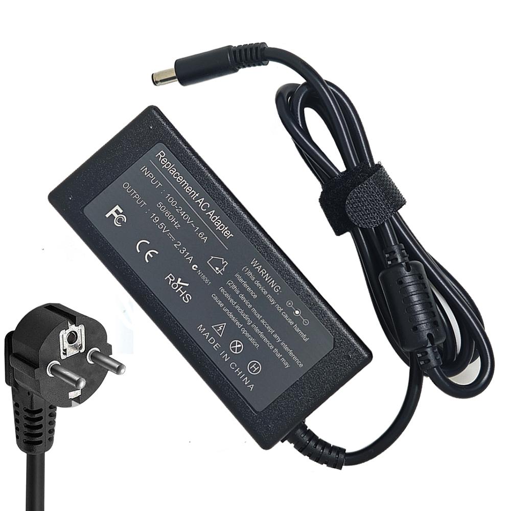 Chargeur d'ordinateur portable 45W 19.5V 2.31A 4.5*3.0MM Pour Dell Inspiron XPS13 9343 9350 9365 9360 XPS12 LA45NM140 vostro5370 13 5000 Adaptateur AC
