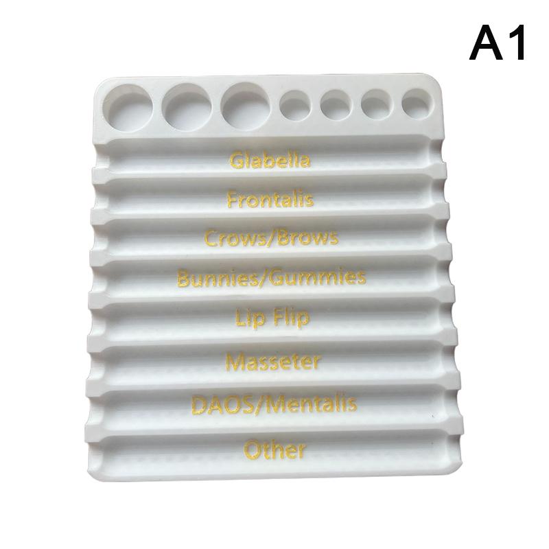 

Лоток для шприцев для косметологов, 3D-печатный держатель флакона/лоток для шприцев для косметологов и медсестер A1