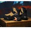 Men's Retro High-Top Hiking Boots: Autumn/Winter Casual Sports Martin Boots for Outdoor and Work.