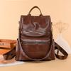 Soft Leather Capacity Casual Backpack