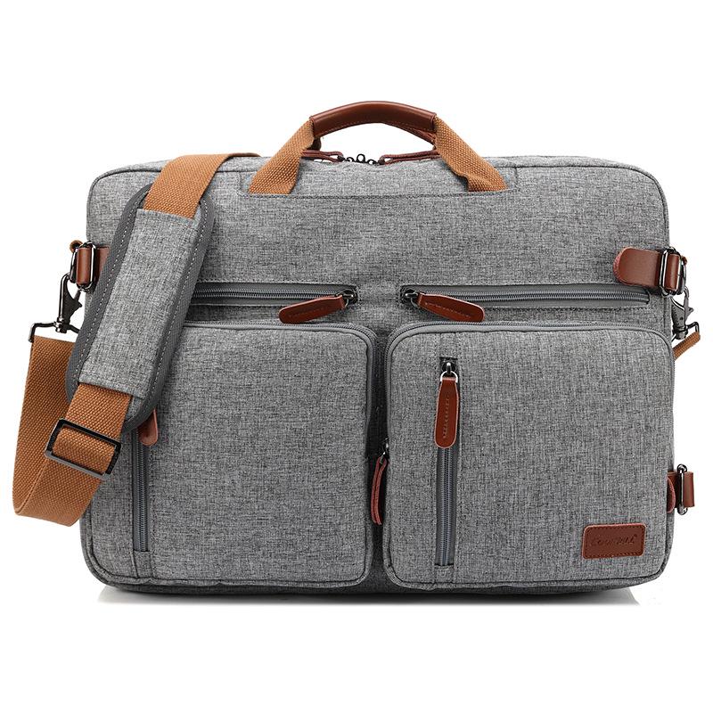 

Men s Multifunctional Handbag: Stylish 3-Way Backpack & Crossbody Bag 15-inch