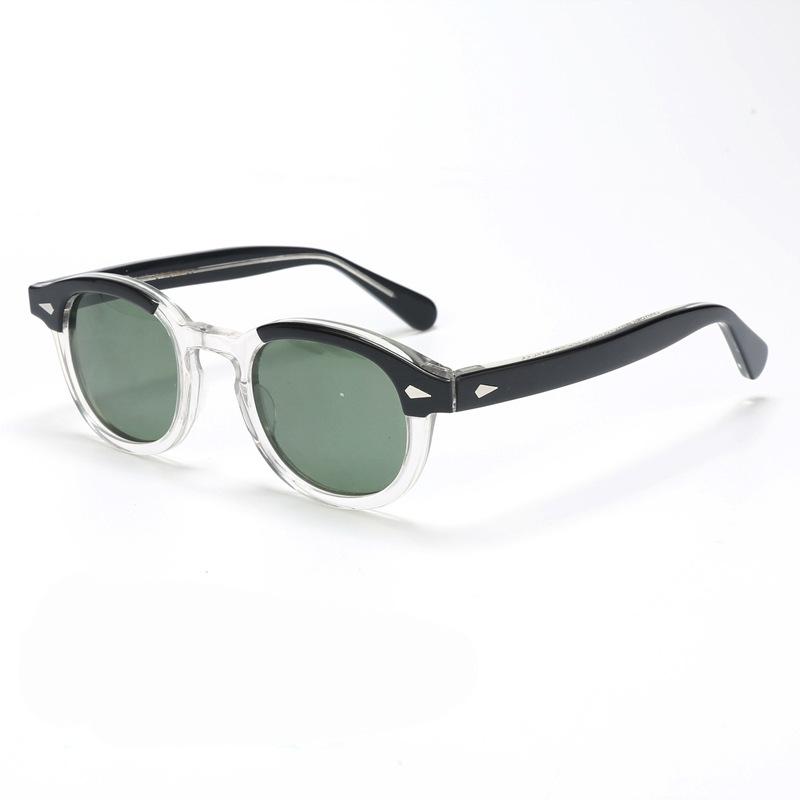 Lunettes de soleil polarisées Lunettes de soleil rétro à monture pour hommes