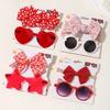 4Pack/Lot Baby Hairpins Summer Sunglasses Set Lovely Kids Hair Clips Summer Colorful Sunshade Glasses Girls Hair Accessories Quality