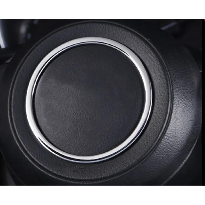Car Steering Wheel Center Logo Circle Ring Cover Sticker For Mazda 3 6 CX3 CX-3 CX-5 CX5 CX8 CX 9 Axela 2017- Accessories