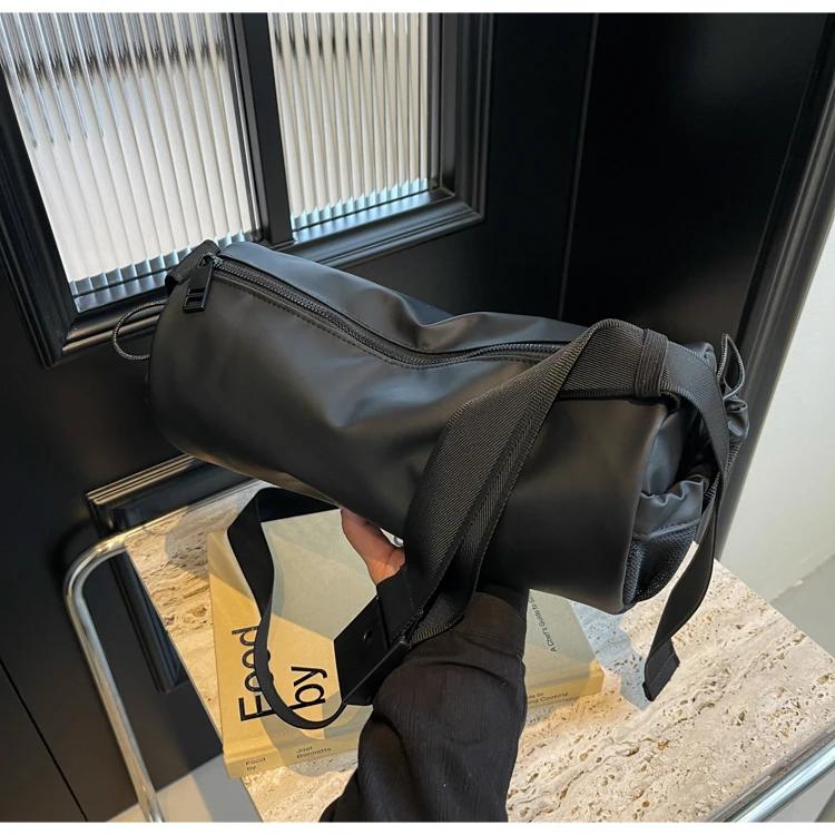 Solid Polyester Crossbody Bags Fashion Casual Large Size Outdoor Light Concise Waterproof Water-resistant Travel Bag