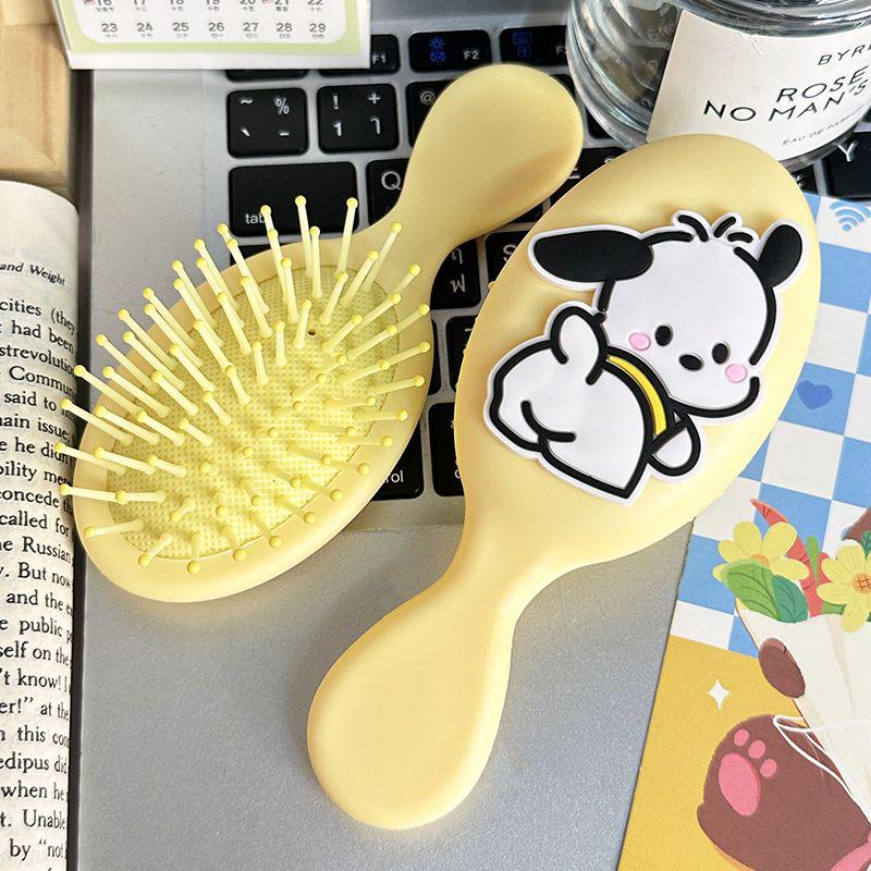 Cute Pacha Travel Mini Foldable Two-in-One Dog Comb & Mirror