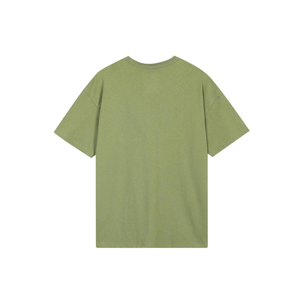 Nike T Shirts Men's Green Crew Neck Moderate Straight Fit DQ9296-334