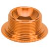 2pcs Crank Cover Screw Cap Aluminum Alloy M20 Mountain Bike Bicycle Crank CoverGold