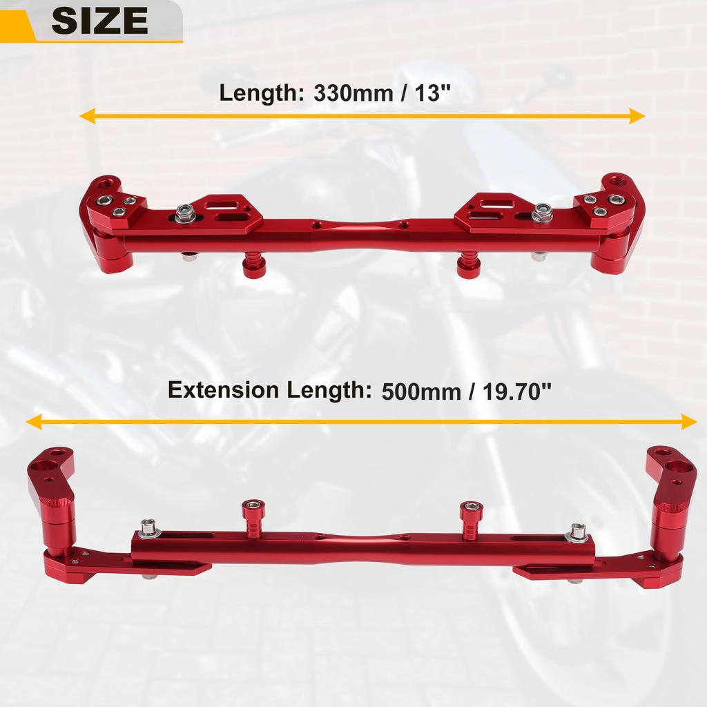 Motoforti Motorcycle Handlebar Universal Adjustable Aluminum Alloy Balance Bar Handle Bracket Center Motorcycle Parts