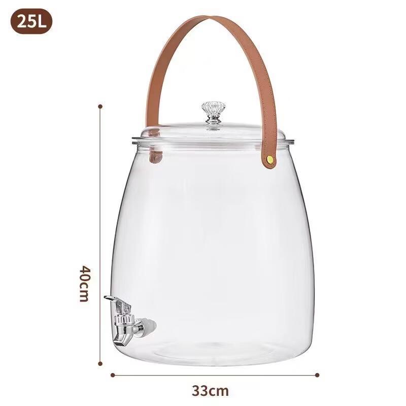 JingJingRS Large Capacity Cold Water Pitcher with Faucet