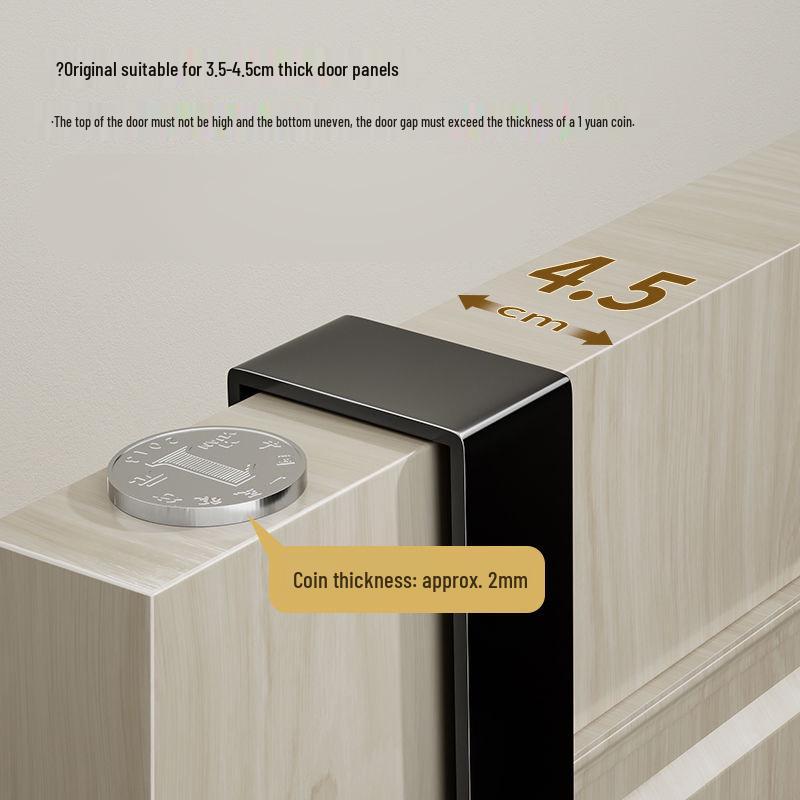 Perchero de Gancho Sobre la Puerta Sin Rastro para Abrigos, Sombreros y Organizador de Almacenamiento de Ropa