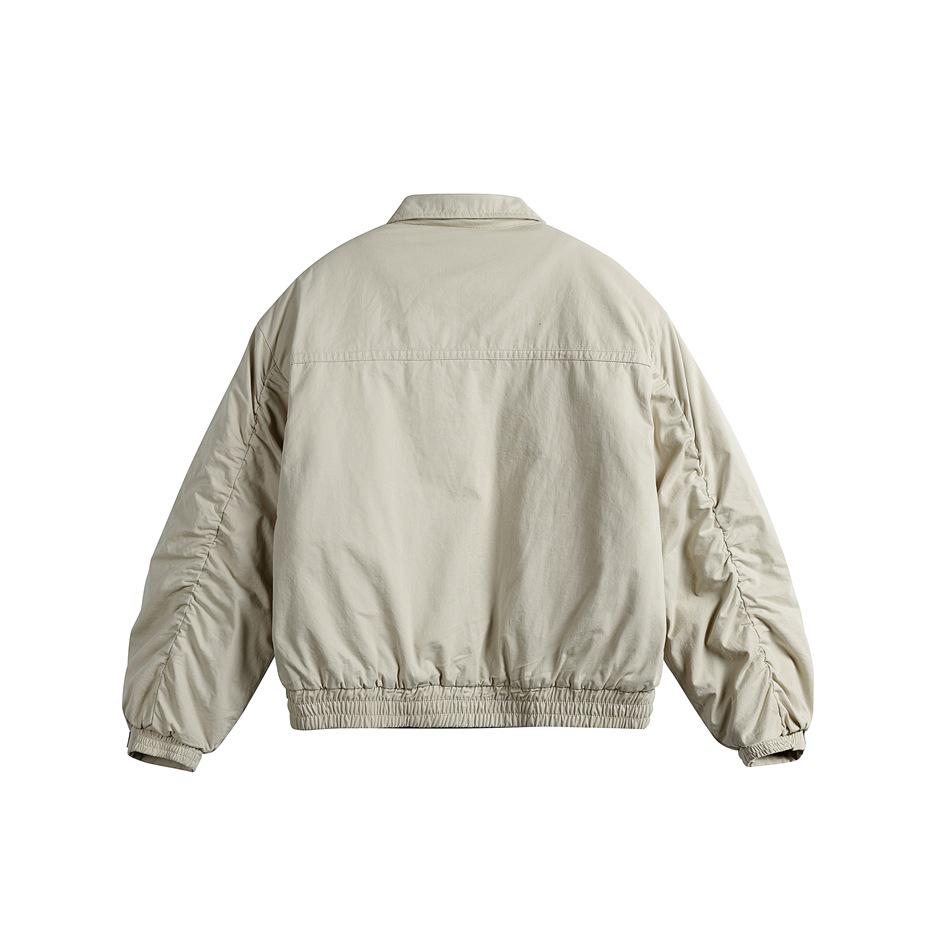 Japanese Retro Men's Cotton Workwear Jacket - Loose Fit, Winter Lapel Style (Model MY95412)