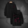 Poker Ace of Spades print hooded sweater, men's and women's loose pullover