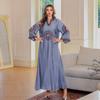 New Arrival Breathable Embroidered Maxi Dress, Casual Loose Luxury Long Dress, Wholesale