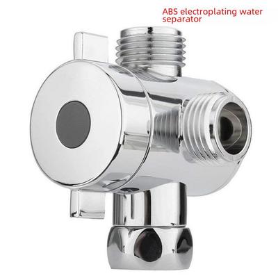 3-Way Multi-Function Shower Faucet with Quick-Open 4-Point Water Distributor, 1/2" Lower Head
